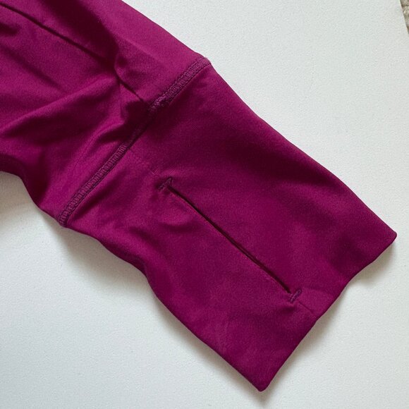 TWO Athleta Sunlover Tulip Back Tops NEW Deep Magenta and Navy Blue - Picture 5 of 16